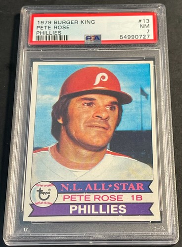 AFFORDABLE PETE ROSE  PSA GRADED CARDS 7, 8, & 9 PHILLIES REDS - Picture 80 of 103