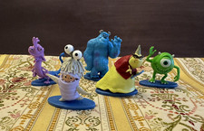 Disney Monsters Inc Set Lot 5 Toy Figures Cake Toppers