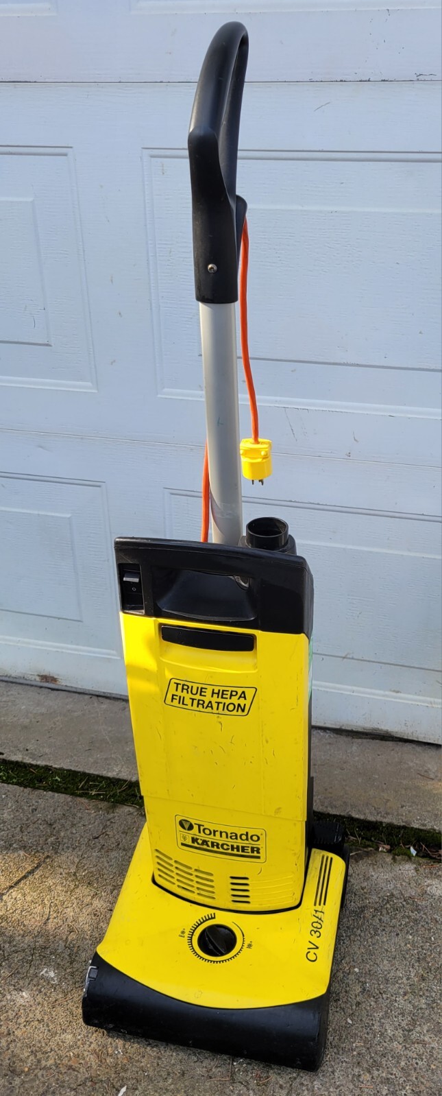 Yellow TORNADO CV30 CV 30/1 Commercial Upright Vacuum Cleaner NO HOSE