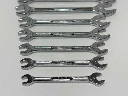 Snap-On Tools USA 9pc VS Series SAE Chrome Open-End Wrench Set - 5/16" to 15/16" - Picture 6 of 15