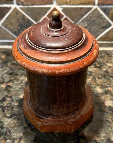 Antique Wooden Treen String Twine Dispenser - Picture 9 of 14