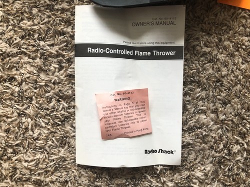Vintage Radio Shack RC Flame Thrower Off-Road Buggy 60-4112 - Fully Functional - Picture 17 of 19