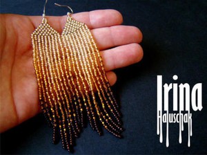 Grant Gold Beaded Earrings Seed Bead Fringe Image Is Loading Grant Gold Beaded Earrings Seed Bead