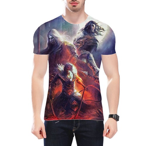 Cosplay Castlevania Trevor Belmont 3D T-Shirts Adult Mens Sports Fitness Tops - Picture 3 of 37