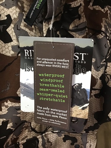 RIVERS WEST Isolation Hoodie Bold Brown Cascade Mountains Sz M Hoodie (5251-WMB) - Picture 7 of 11