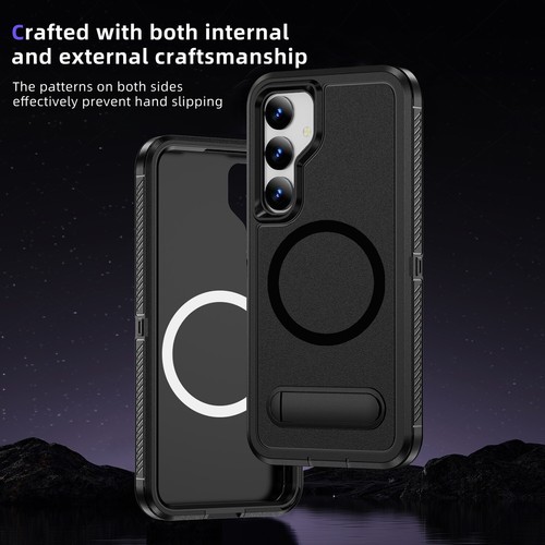 Magsafe Case For Samsung Galaxy S25 Ultra S25+ S25 Shockproof Armor Stand Cover - Picture 6 of 28