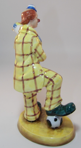 Figurina Coalport 8" Cavalcata dei Clown Bouquet di Augusto anni 80 ottima - Foto 4 di 5