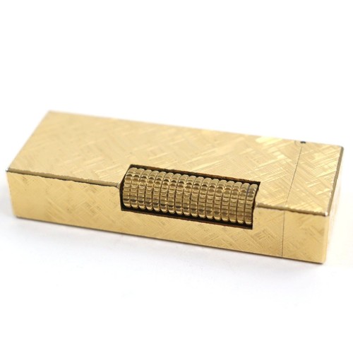 Encendedor de gas Dunhill Roller dorado sin caja encendido confirmado muy bueno de JAPÓN - Imagen 3 de 7