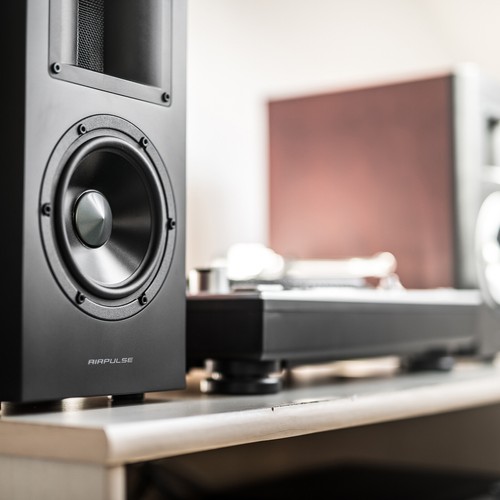 AirPulse A200 Active Speaker System Built-in Amplifier Optical Coaxial Bluetooth - Picture 5 of 8
