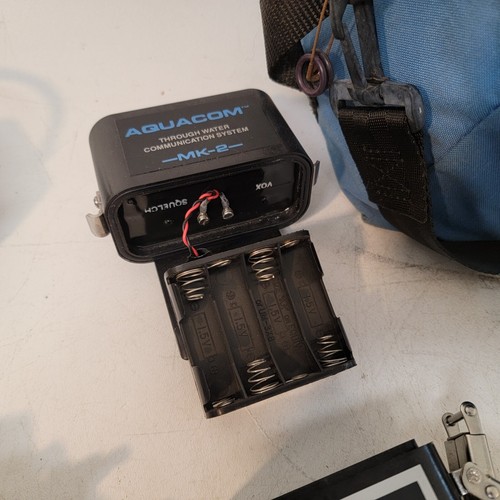 Juego 3 Transceptores Aquacom MK-2 ScubaCom 2 Micrófonos Buceo Ocean Technology OTS - Imagen 22 de 23