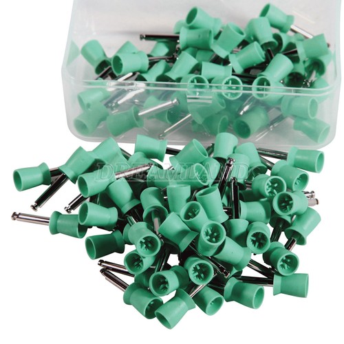 100/200pcs Dental Latch type Rubber Polishing Cups Brushes Tooth Prophy Polisher - Picture 19 of 50