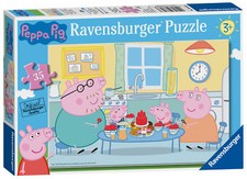 Ravensburger 60pc Peppa Pig Tell The Time Clock Puzzle 09510