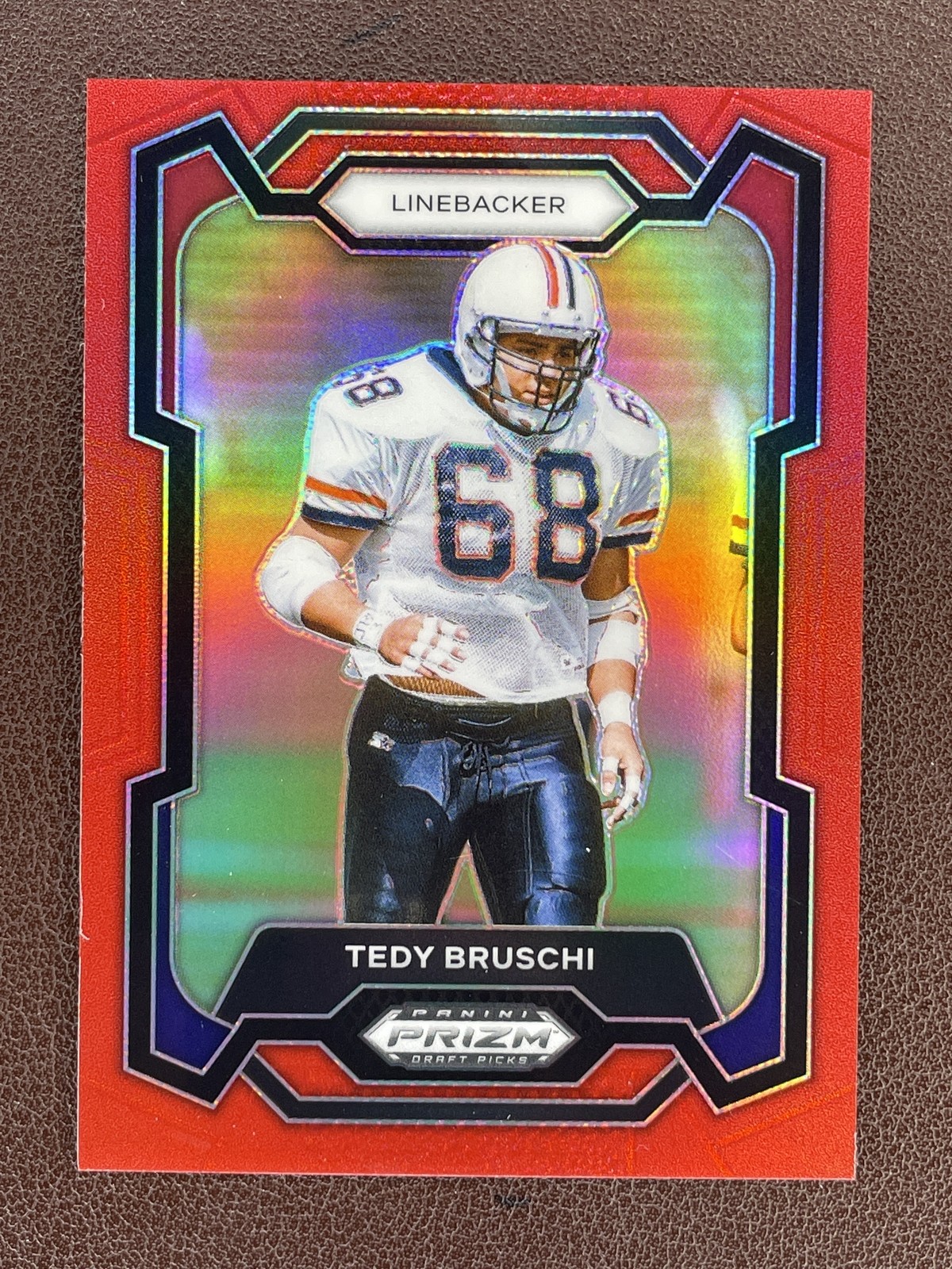 2024 Prizm Draft Picks Tedy Bruschi Red /299 Linebacker LK032