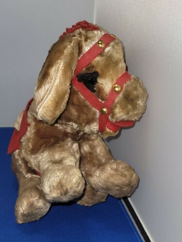 DE COLECCIÓN Juguete Mohair PELUCHE BURRO MULA CARNAVAL PREMIO PELUCHE 8" X 8" - Imagen 11 de 12