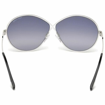 RANIA SUNGLASSES MIRRORED TOM FORD RANIA TF564 18C SILVER SUNGLASS w SILVER FLASH  main image 2