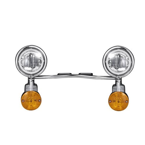 5.75" LED Headlight Driving Turn Signals Lights Bar For Yamaha Road Star XV1700A - Picture 8 of 12