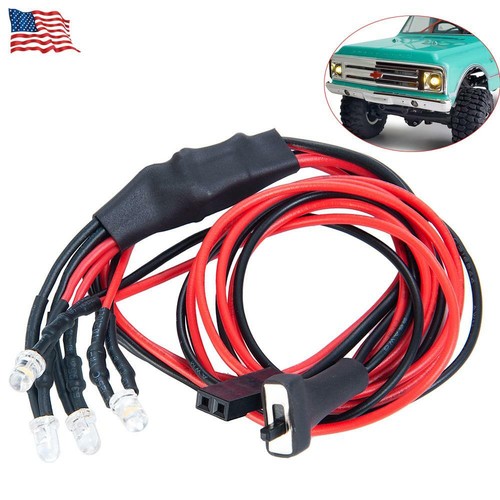 1:24 RC Car Front LED Headlight Light Lamp Set For 1:24 Axial SCX24 AXI00001 US - Picture 3 of 11