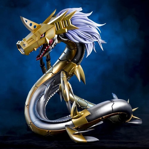 Modellino statua Anime Digimon Metal Seadramon 30 cm pvc 1/6 nuovo regalo - Foto 5 di 5