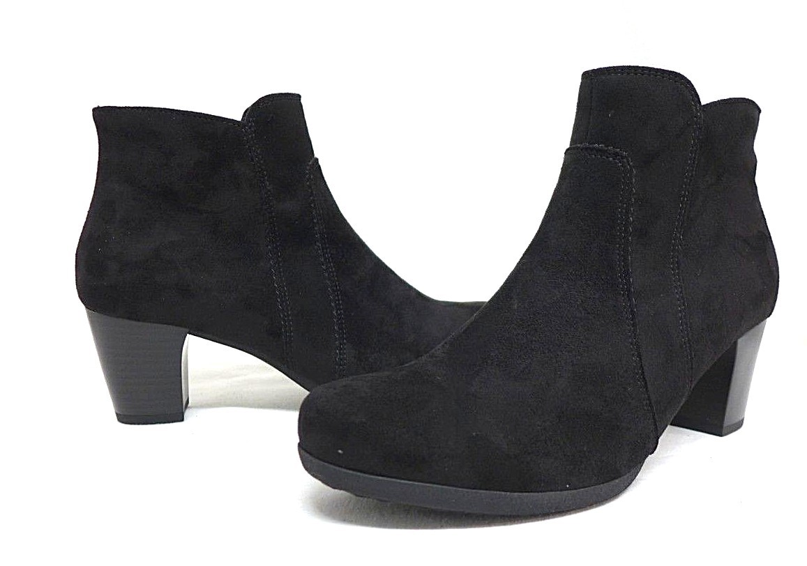 Gabor Damen Absatz schwarz Stiefelette schwarz Absatz Größe 39 Leder Wechselfussbett f07cd9 Gabor Damen Absatz schwarz Stiefelette schwarz Absatz Größe 39 Leder Wechselfussbett f07cd9