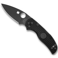 Spyderco Native 5 Black FRN Lockback Knife, S30V Black Plain Blade, C41PBBK5
