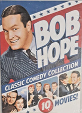 Bob Hope Classic Comedy Collection-10 Movies (2017)  DVD 4-disc set  Good cond.