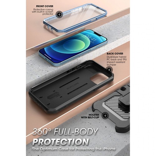 SUPCASE pour iPhone 13 6,1 pouces licorne Beetle Pro étui robuste corps entier - Photo 38 sur 41