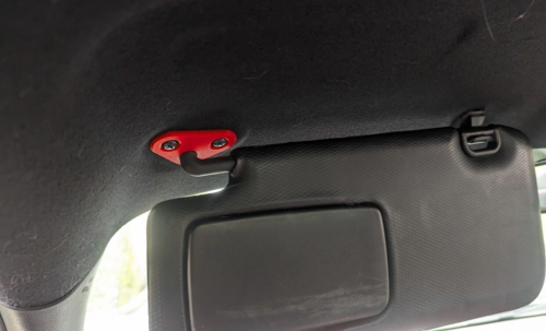 Sun Visor Mount - Scion FRS Subaru BRZ Toyota 86 - ANY COLOR (2PCS) Replacement - Picture 3 of 8