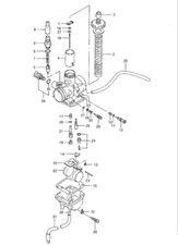 Carburetor for Suzuki  Quadrunner 250 LT250EF LT250E LTF250 Carb