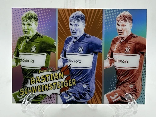 2024 Topps Finest MLS #PA-19 Bastian Schweinsteiger Pop Art Chicago Fire 1:4 Box