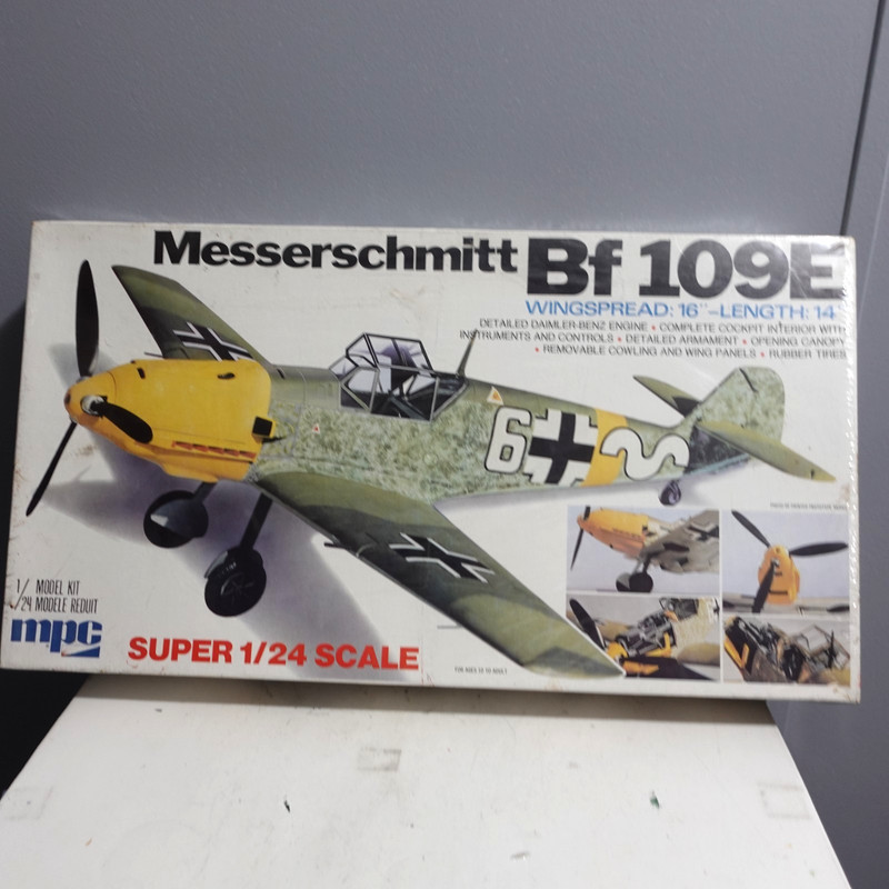MPC Model Kit Messerschmitt Bf 109E 1:24 Scale SEALED BOX