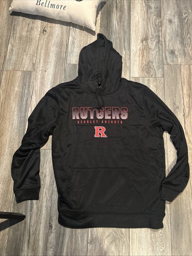 Rutgers Scarlet Knights Hooded Sweatshit Colosseum Athletics Hoodie XXL/XL - Picture 1 of 3