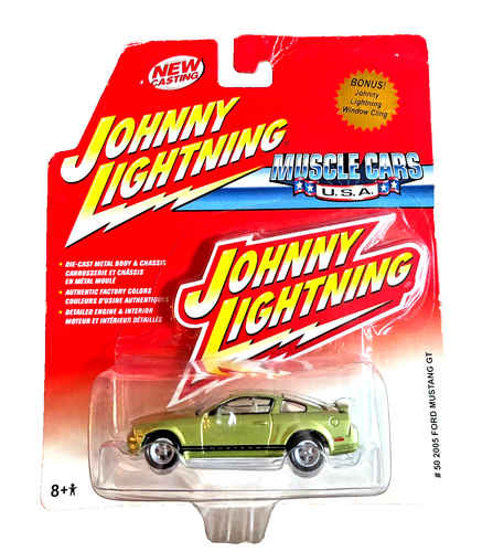 Johnny White Lightning Muscle cars `05 Ford Mustang GT White Chassis/interior V4 - Picture 2 of 4