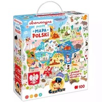 Czuczu Obserwacyjne Puzzle Mapa Polski - Bright Junior Media