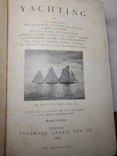 1800s Yachting Badminton Library The Duke of Beaufort 1800s Herbert J. Gladstone - Picture 13 of 24