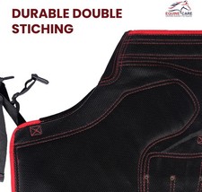 New Equine Care Farrier Apron Chaps  Cowhide Leather, 500 GSM Canvas, 27 in 70mm