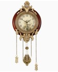 Aero Snail Wood Wall Clock - Battery Operated Antique Clock Swinging  Pendulum