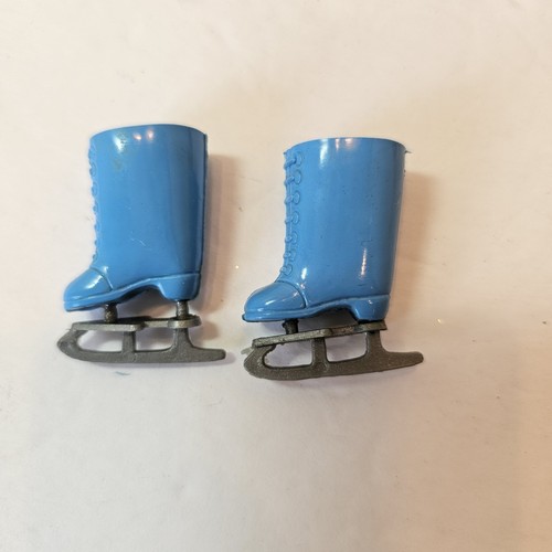 Vintage 1969 Remco Sally Skater Puppe Finger Dings blaue Haare mit Box Hongkong - Bild 6 von 9