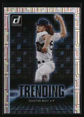 2021 Donruss #TR10 Dustin May Trending Vector