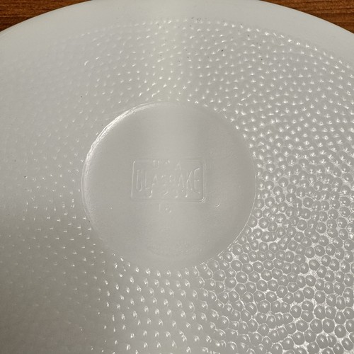 Vintage GLASBAKE White Milk Glass Oval Divided Baking Serving Dish J-2352 USA - Picture 4 of 8