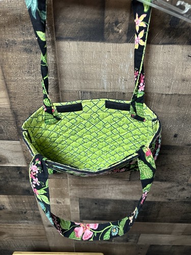 Vera Bradley Damen-Schultertasche mehrfarbig botanisch Blumenmuster 11,5 "x 9" - Bild 4 von 4