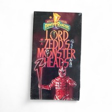 Mighty Morphin Power Rangers - Lord Zedds Monster Heads (VHS, 1995)