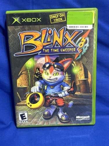 Blinx: The Time Sweeper (Microsoft Xbox, 2002) CIB Great Condition *Tested* VTG - Picture 1 of 6
