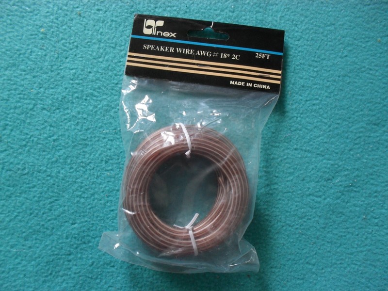 Speaker Wire AWG 18 25 Feet New