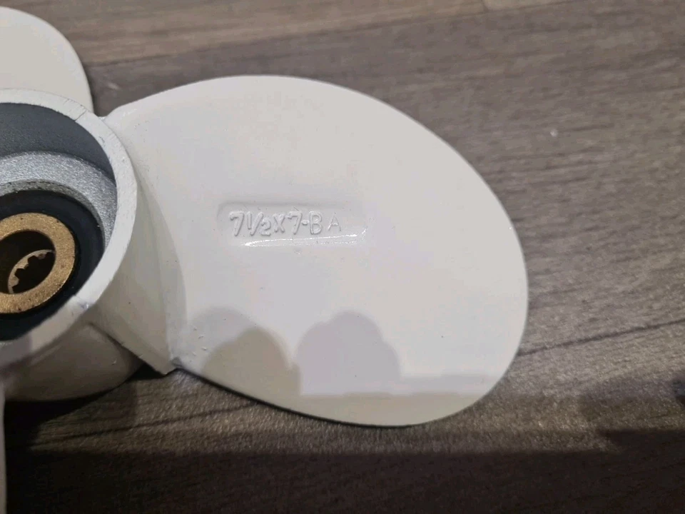 Genuine Yamaha Mariner 6E0-45943-01 Prop Propeller 7 1/2 x 7 BA Outboard - Image 4 of 4