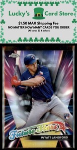 2024 Topps Chrome Update #FSU-14 Wyatt Langford Future Stars Rookie