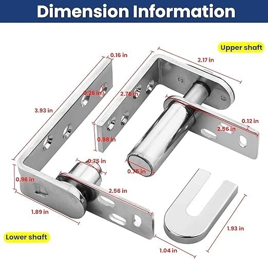 Bisagras de puerta de salón mejoradas, bisagra de puerta batiente doble autorretorno, puerta de salón Foto 4 de 4