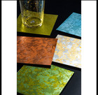 HAKUICHI Real Gold Leaf Kanazawa Coaster JAPAN Hand made