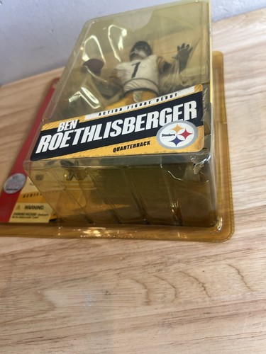 FIGURA MCFARLANE SELLADA SUPER BONITA VARIANTE BEN ROETHLISBERGER-R46-277 - Imagen 5 de 5