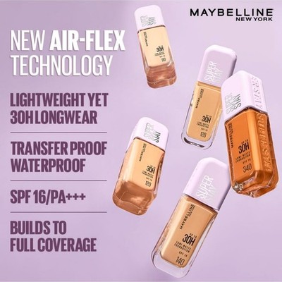 Maybelline New York Super Stay Lumi-Matte Foundation -Pack of Two(2) 1oz bottles