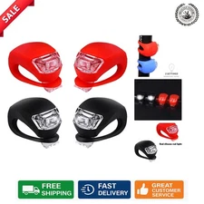 High Visibility Waterproof Bike Light Set - Front Headlight & Rear Taillight